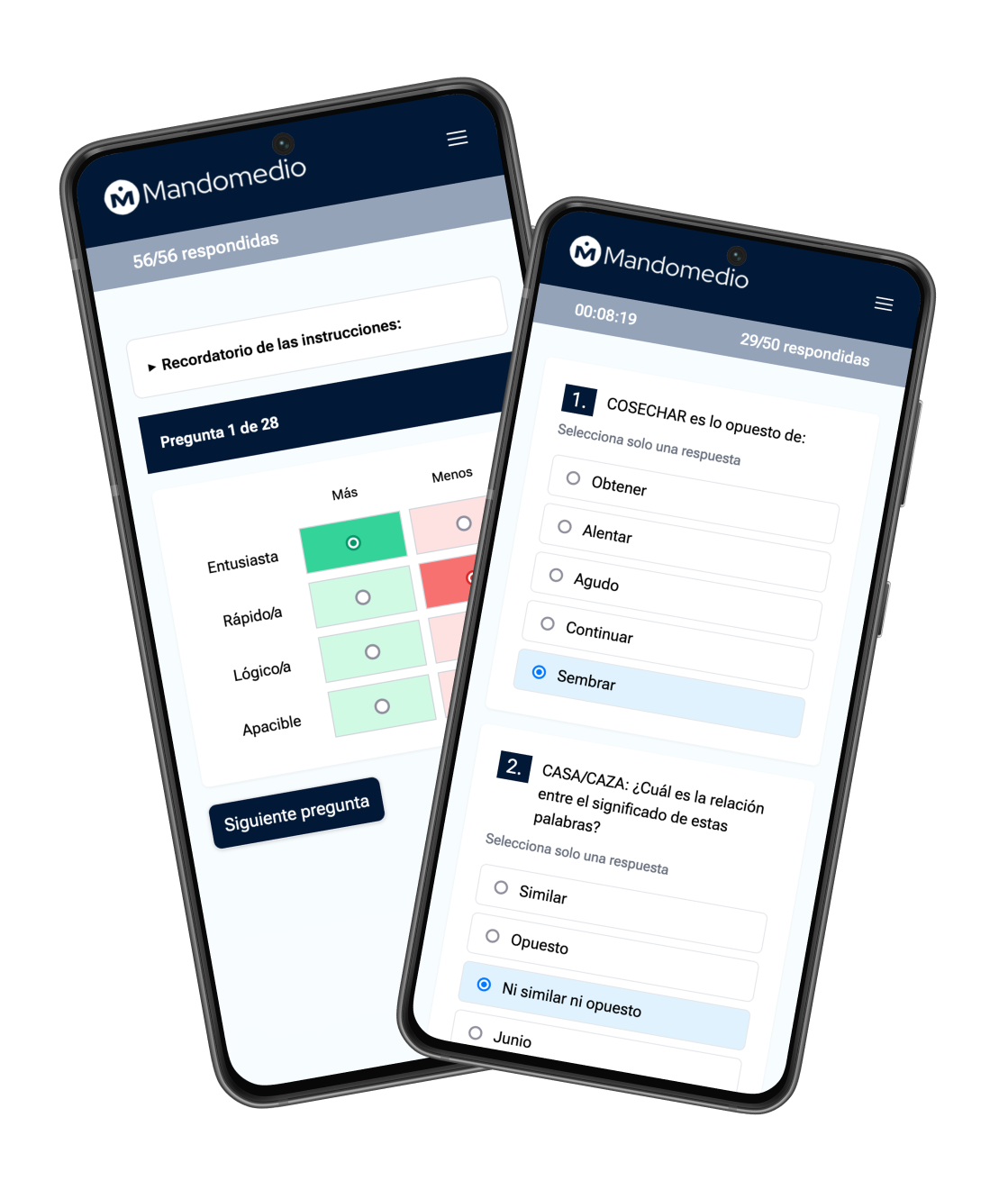 Phones test together
